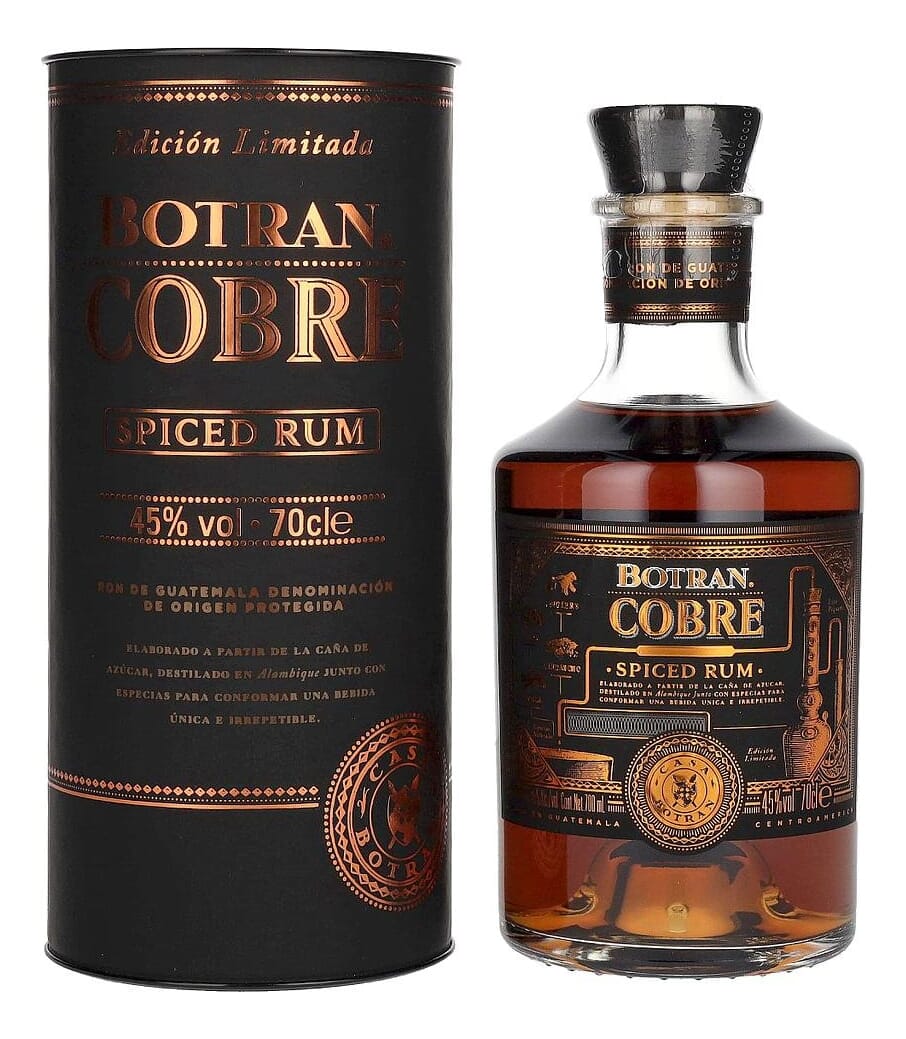Botran Ron Especiado 700 Ml Cobre + Estuche Importado Trex