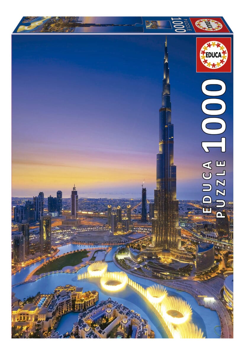 Puzzle Burj Khalifa Emiratos Arabes Unidos 1000pcs Educa Tx