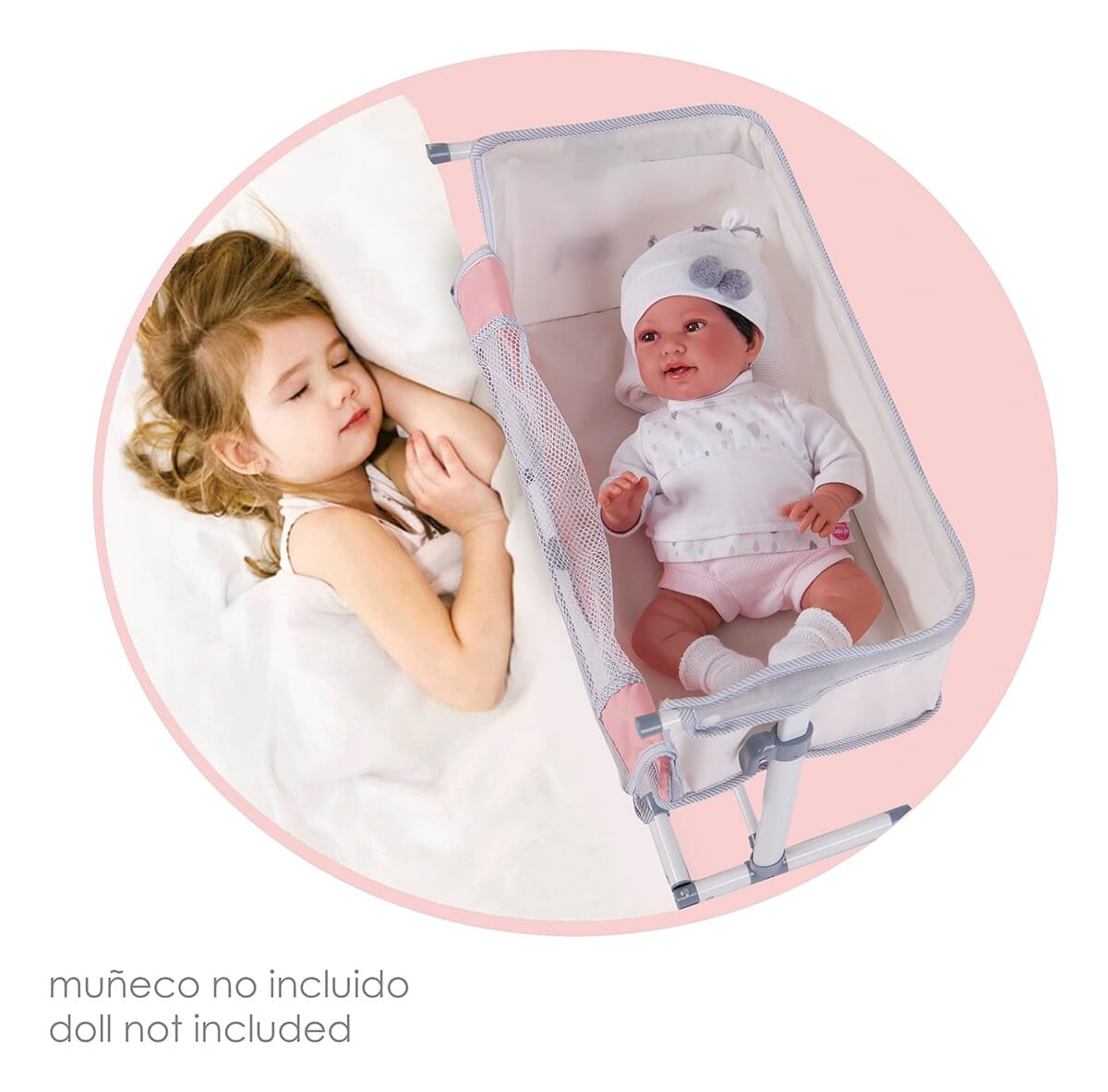 Cuna Colecho De Cuevas María Princesa Muñeca Jugete Bebé Tx