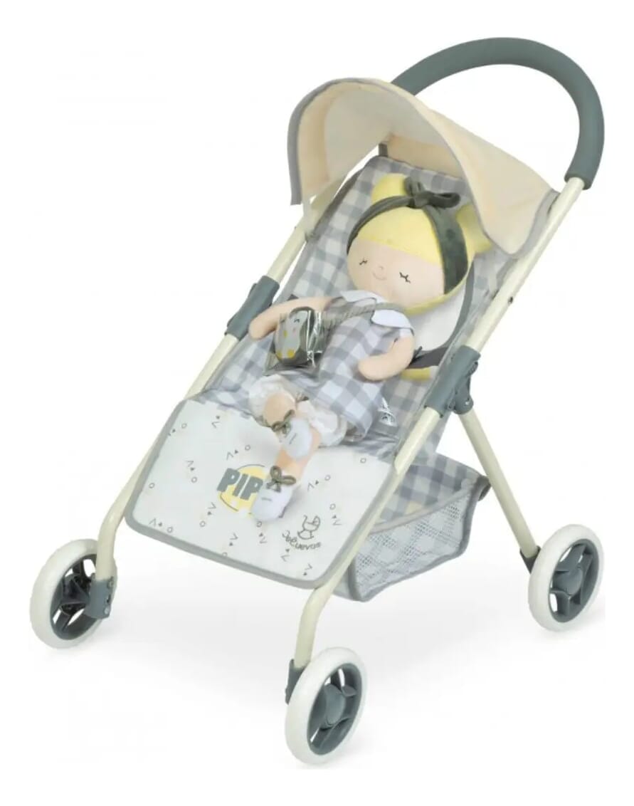 Coche Cochecito Muñecas Pipo Silla 2 En 1 De Cuevas Trex