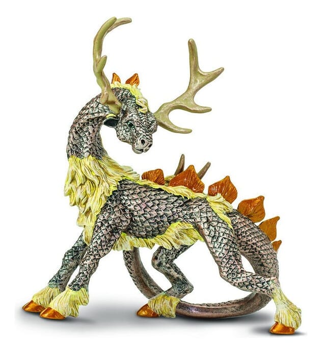 Ciervo Dragon Safari Colección Figura Realista Niño Trex