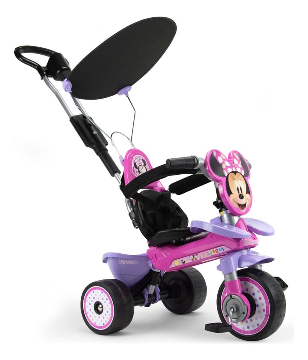Triciclo Cochecito Evolutivo Minnie Mouse Injusa Infantil Tx