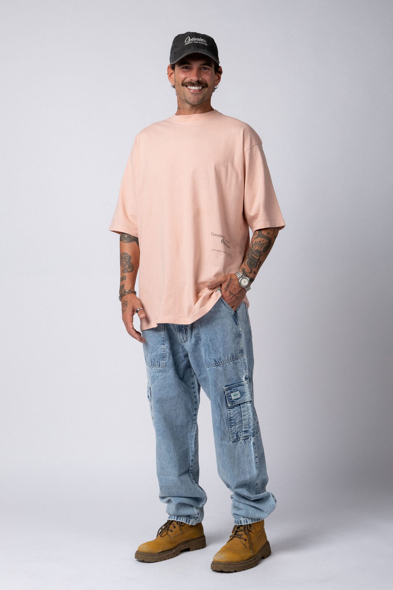 Remera Over Taz Blend