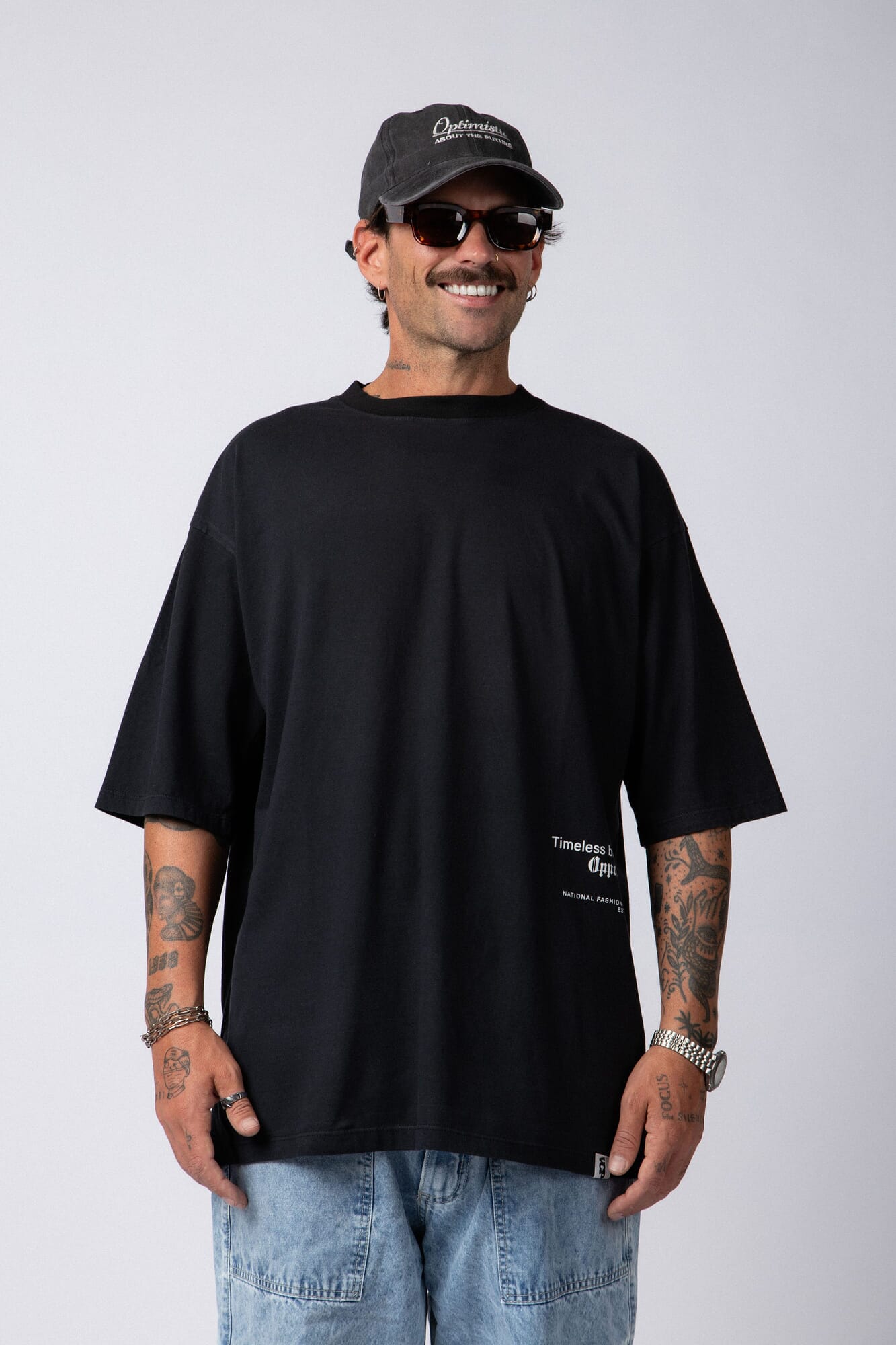 Remera Over Taz Blend