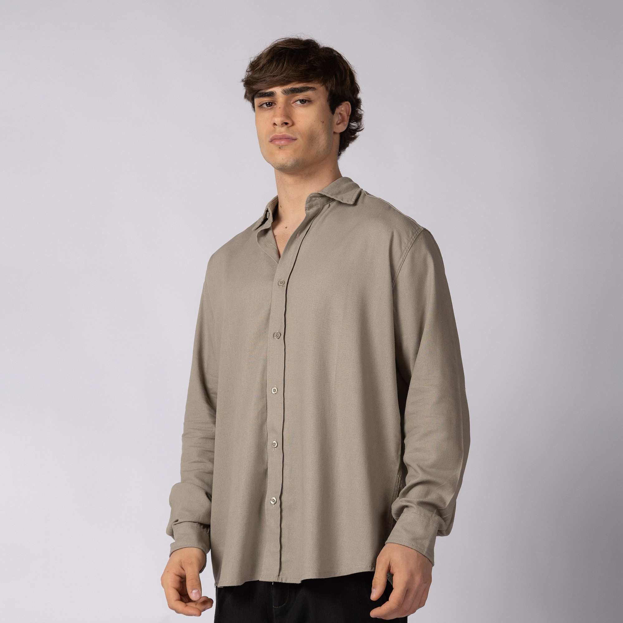 Camisa Manga Larga Lino Raze