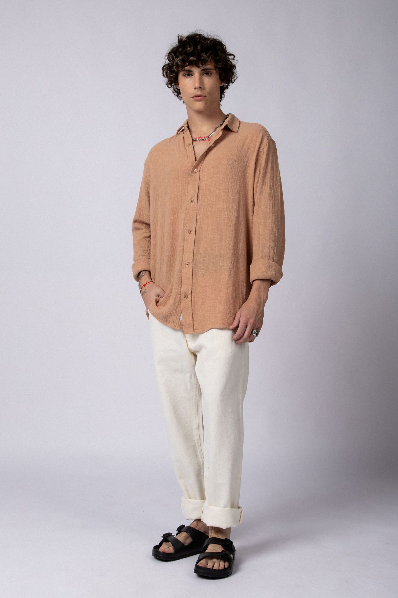 Camisa Manga Larga Lino Febo 
