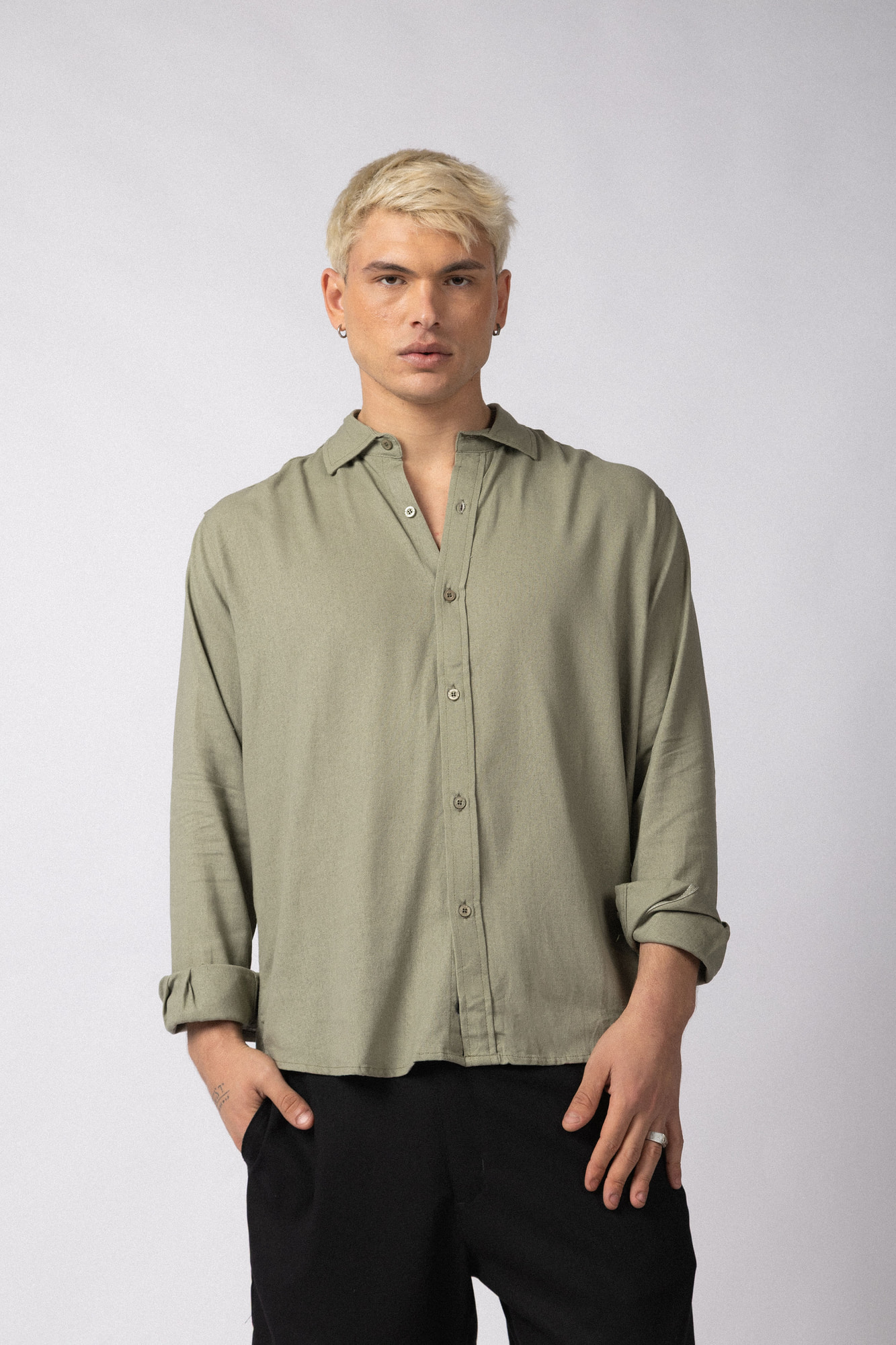 Camisa Manga Larga Lino Raze