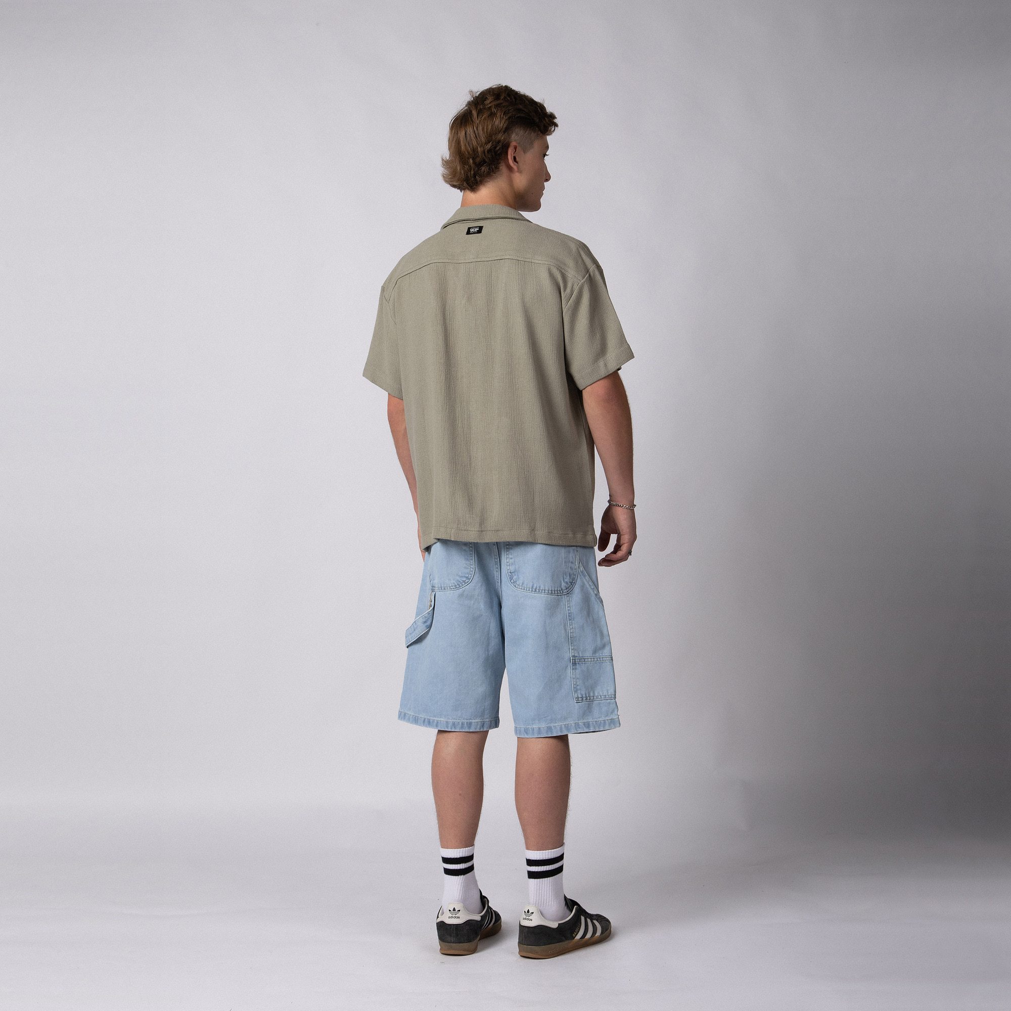Camisa Manga Corta Lino Mont