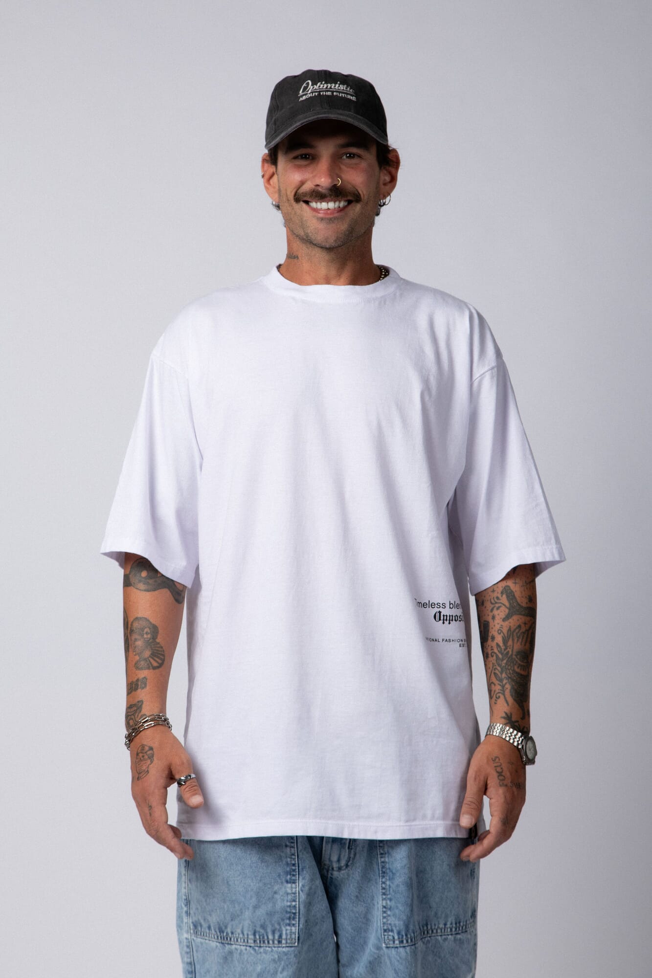 Remera Over Taz Blend