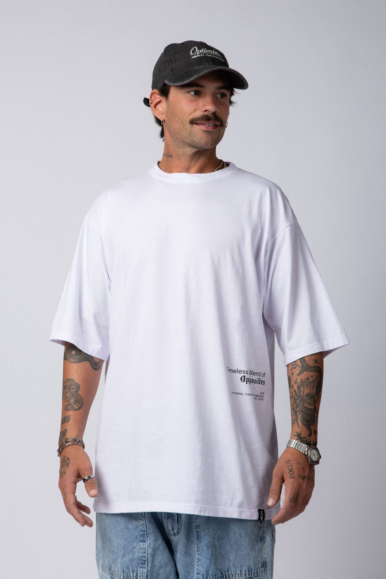 Remera Over Taz Blend