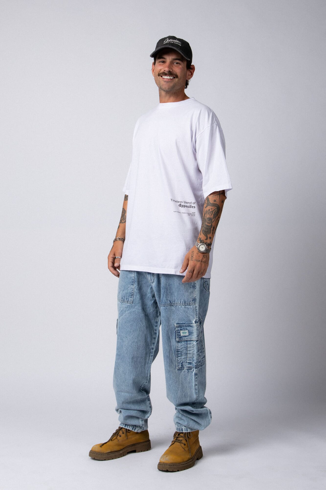 Remera Over Taz Blend