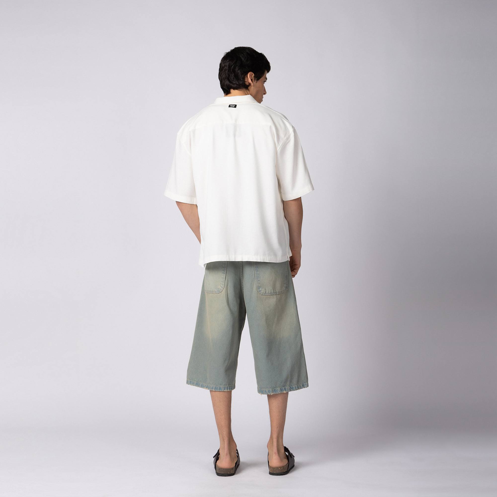 Camisa Manga Corta Lino Rukan - PRE VENTA