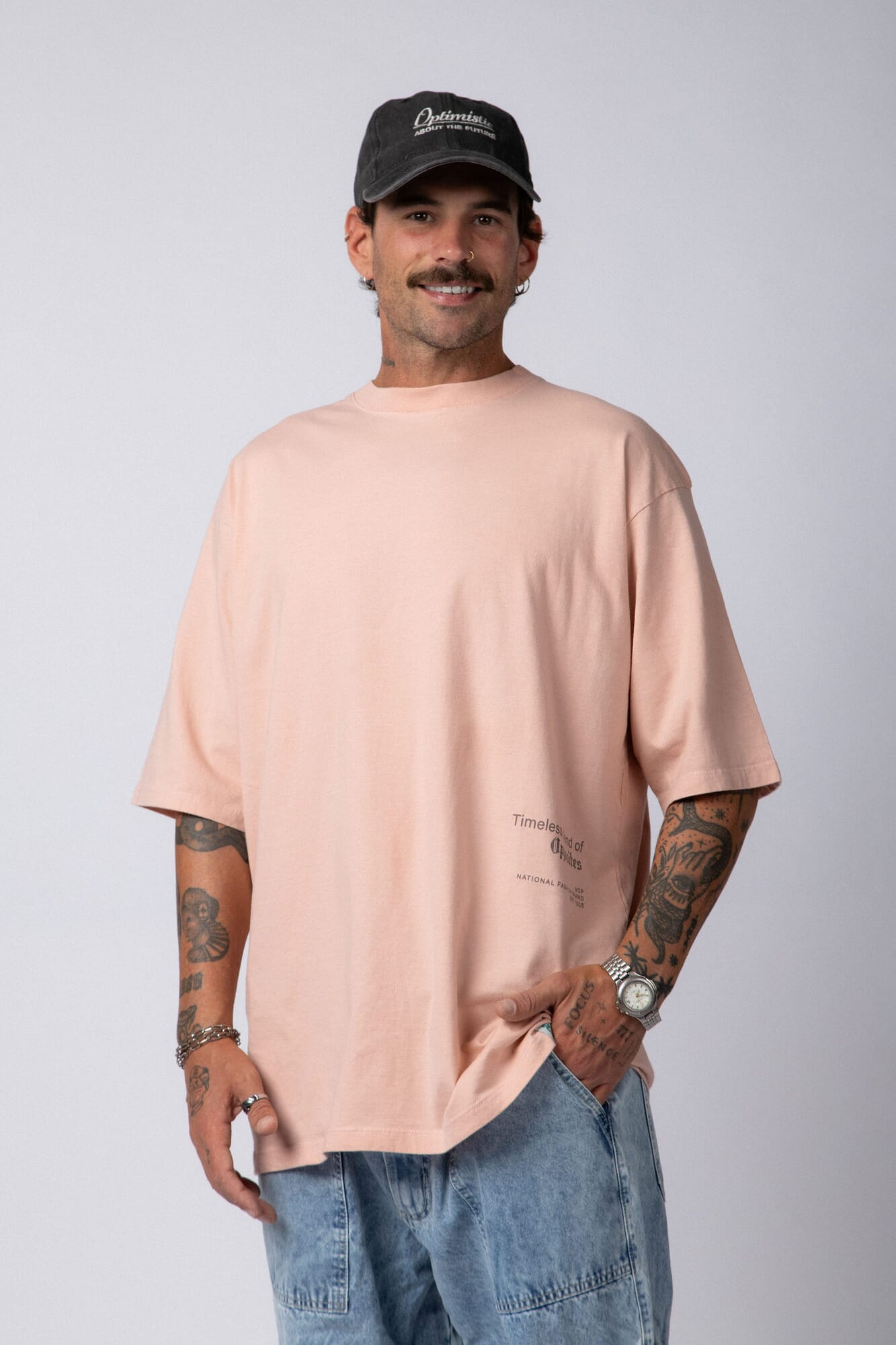 Remera Over Taz Blend