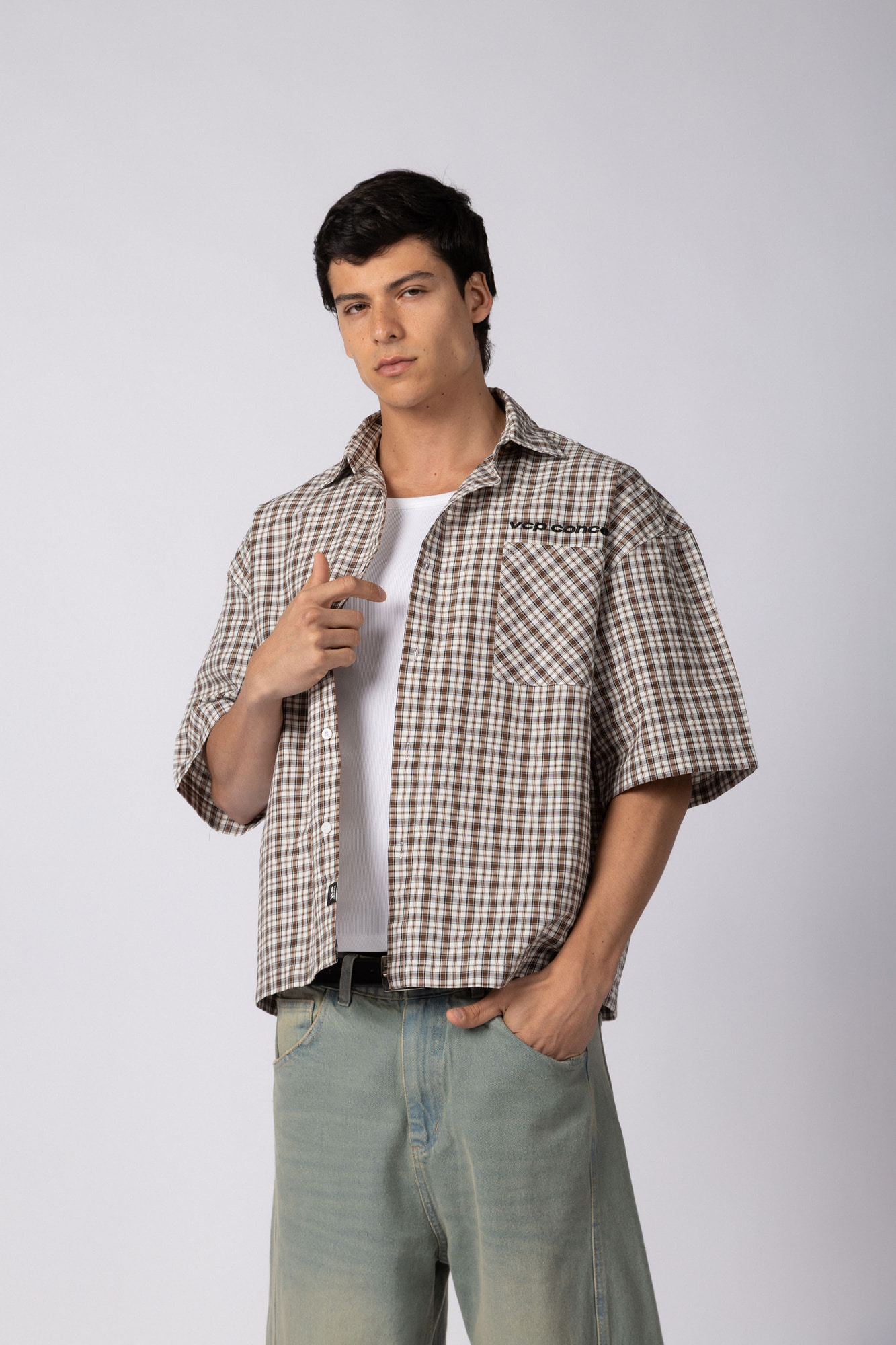 Camisa Manga Corta Fey Grit - PRE VENTA