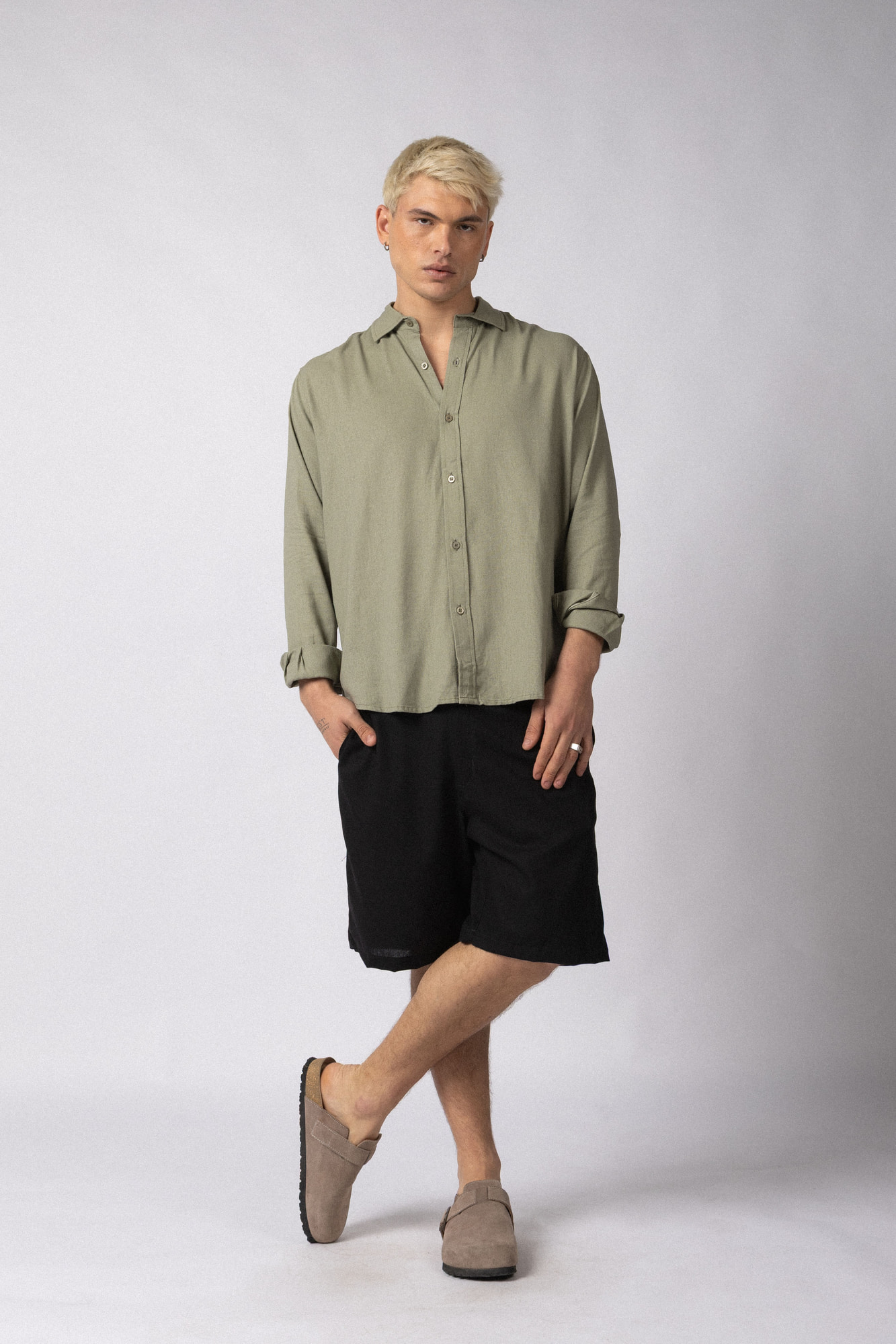 Camisa Manga Larga Lino Raze