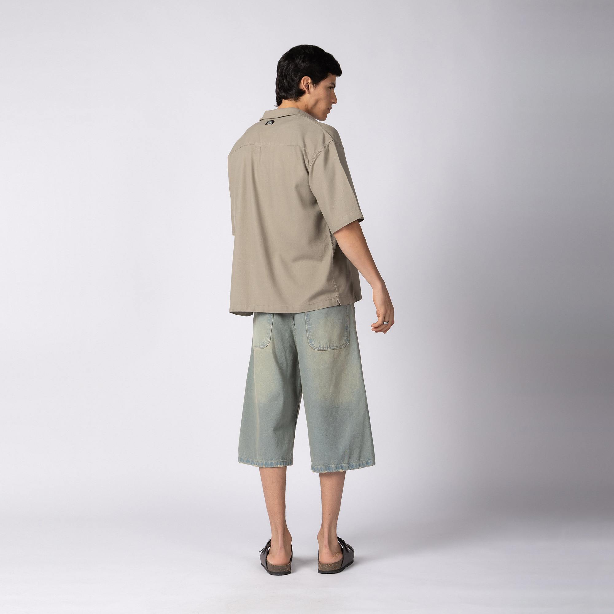 Camisa Manga Corta Lino Rukan - PRE VENTA