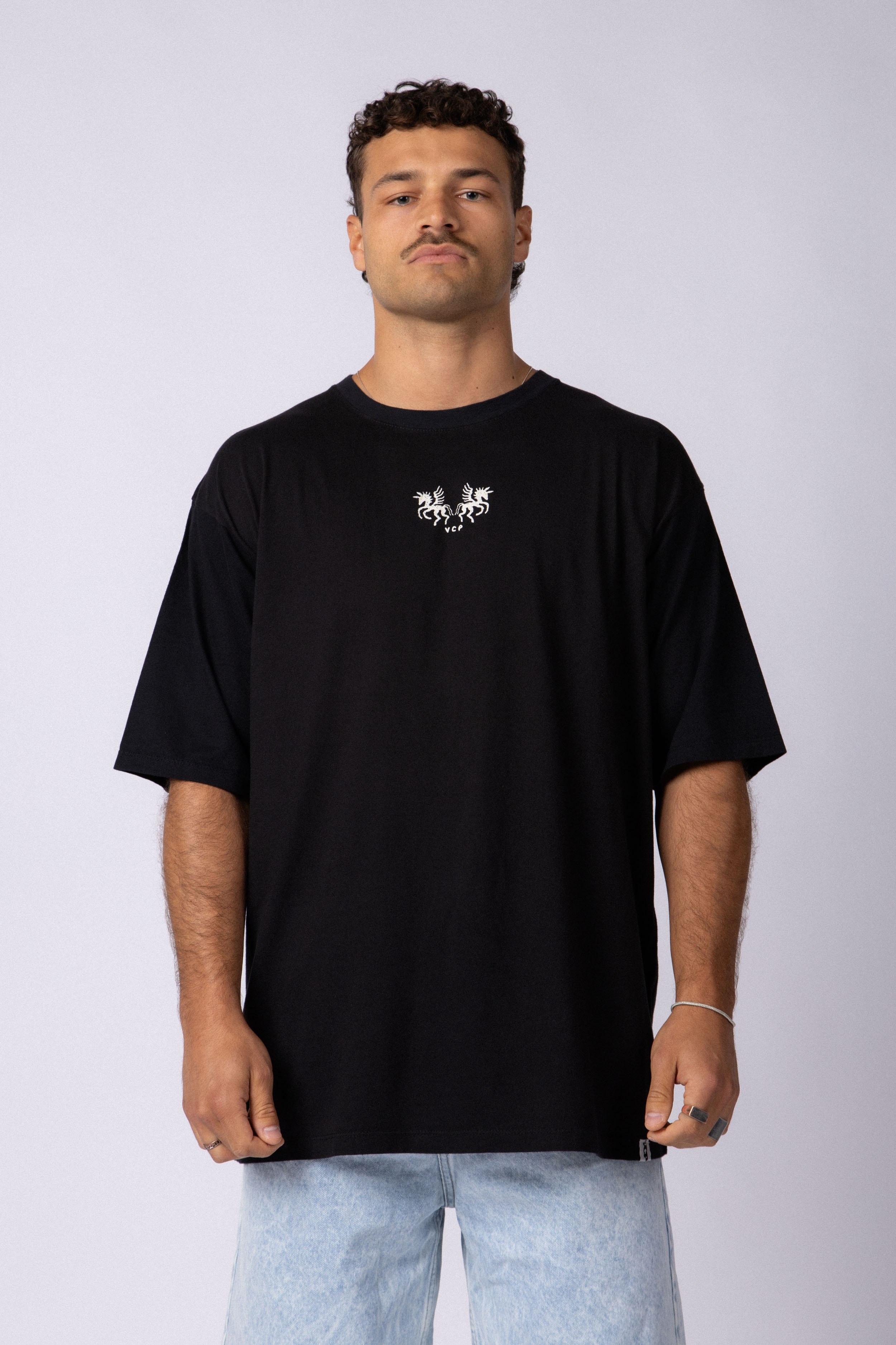 Remera Over Taz Horse