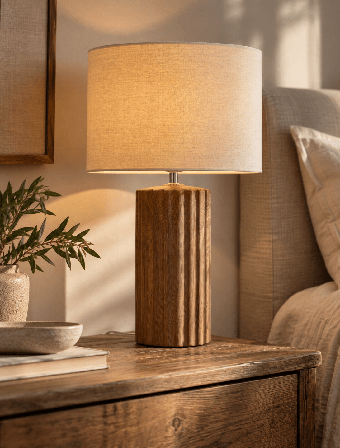 Lampara de mesa ceramica