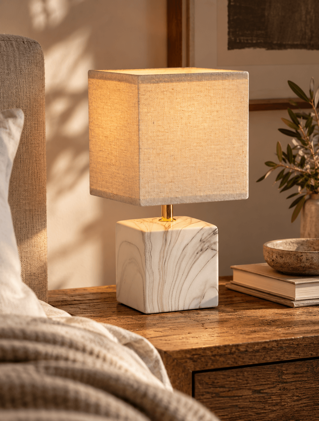 Lampara de mesa ceramica