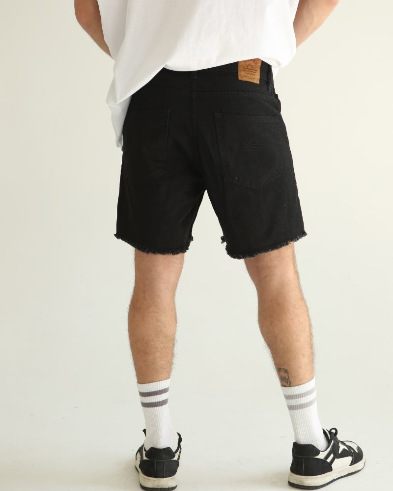 Bermuda Jean Negra Hombre