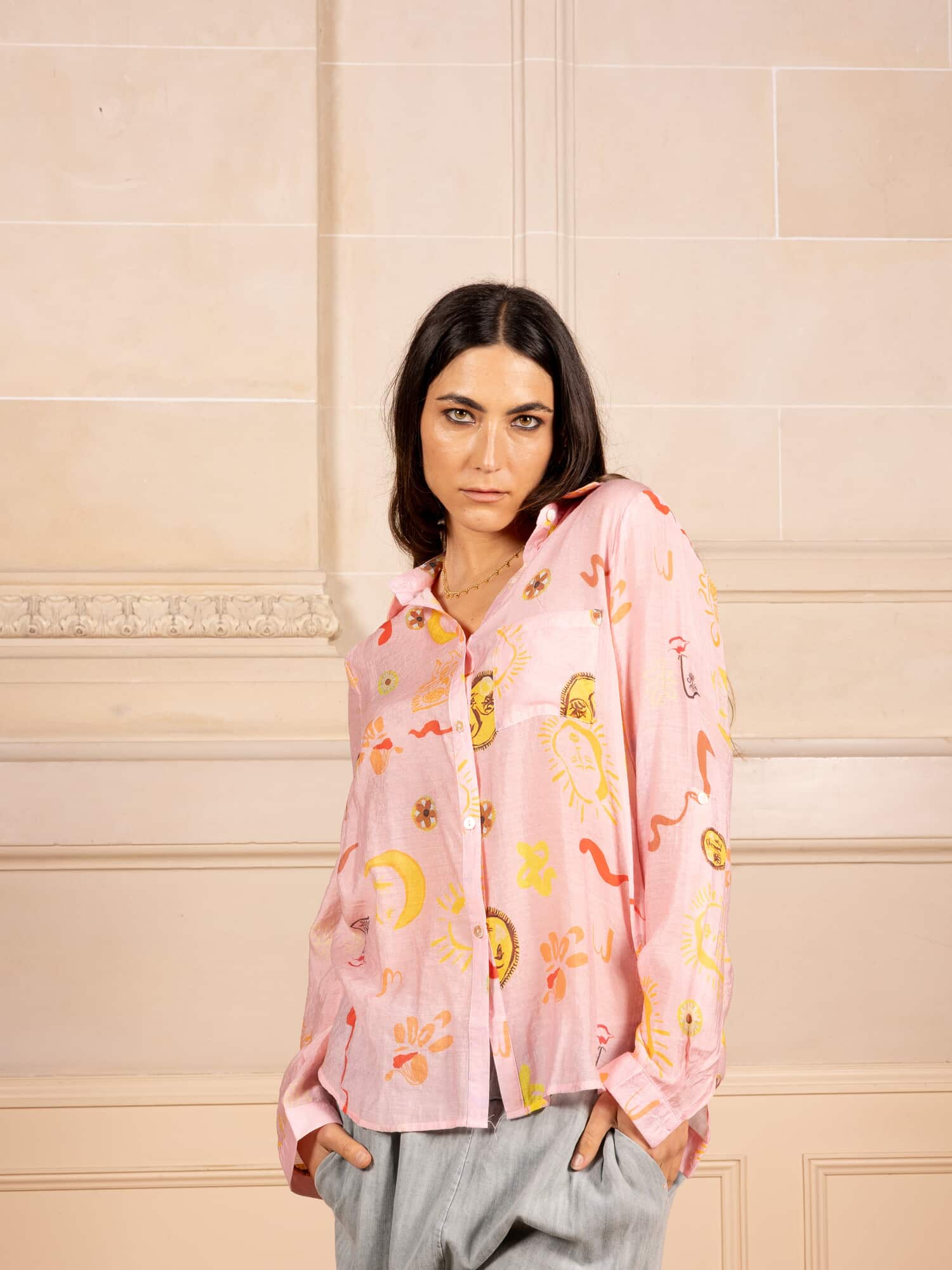 CAMISA ROSE