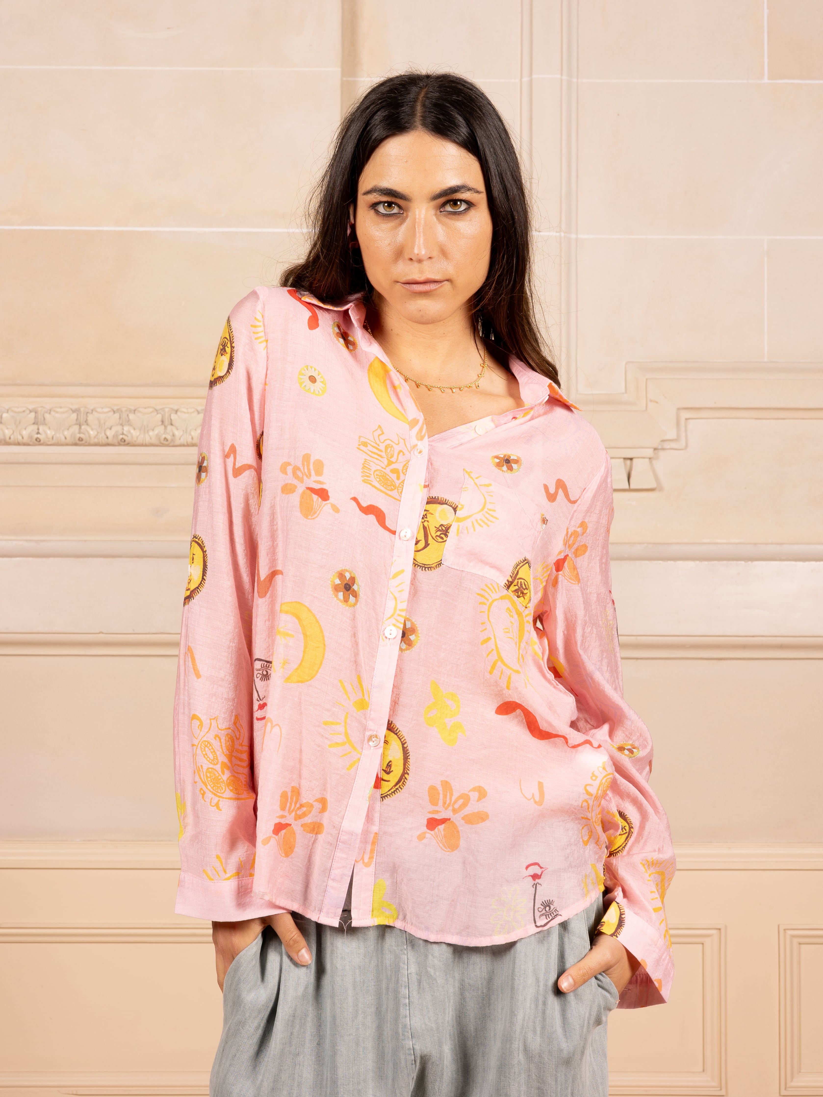 CAMISA ROSE